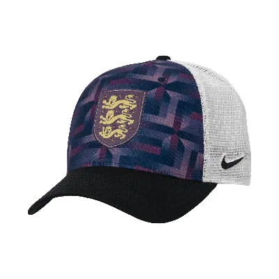 Nike England  Unisex Soccer Trucker Cap In Blue