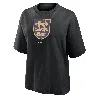 Nike England  Women's Soccer Boxy T-shirt In Black