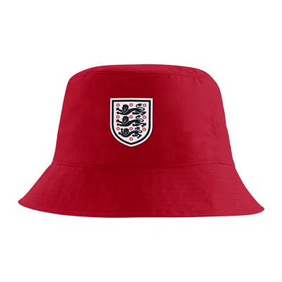 Nike England World Cup  Unisex Soccer Reversible Bucket Hat In Red