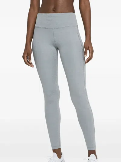 Nike Women's Epic Fast Mid-rise Pocket Running Leggings In Grey