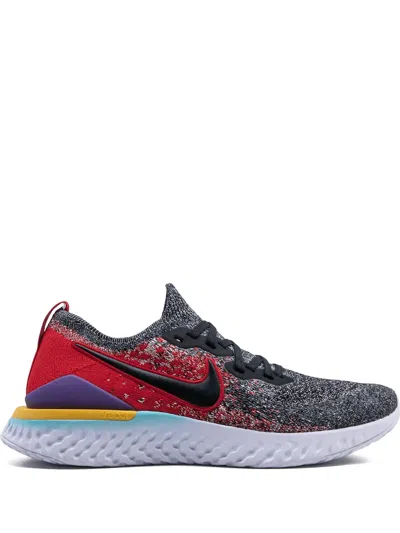 NIKE EPIC REACT FLYKNIT 2 "BLACK/HYPER JADE" SNEAKERS