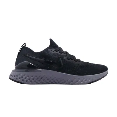 Pre-owned Nike Epic React Flyknit 2 Gs 'anthracite' | Black | Kid's Size 4.5