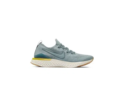 Pre-owned Nike Epic React Flyknit 2 Sneakers In Aviator Grey/black/blue Fury In Multi