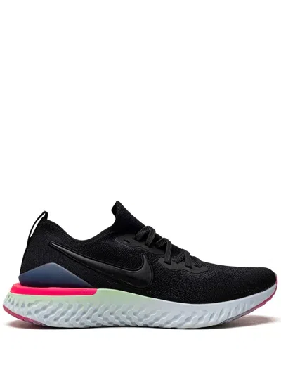 Nike Epic React Flyknit 2 Running Shoe In Black