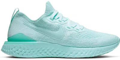Pre-owned Nike Epic React Flyknit 2 (women's) Sneakers In Teal Tint