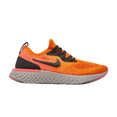 Pre-owned Nike Epic React Flyknit Gs 'copper Flash' In Orange