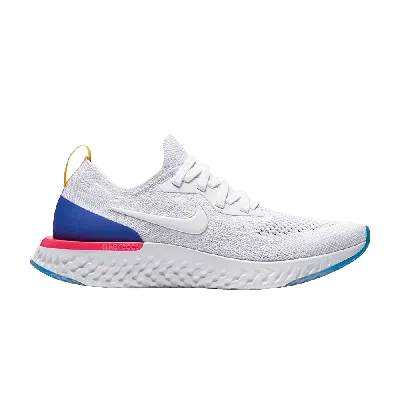 Pre-owned Nike Epic React Flyknit Gs 'og' In White