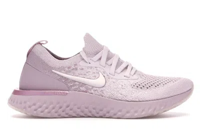 Pre-owned Nike Epic React Flyknit (women's) Sneakers In Pearl Pink/barely Rose
