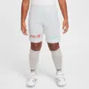 Nike Erling Haaland Academy Big Kids' Dri-fit Soccer Shorts In Grey