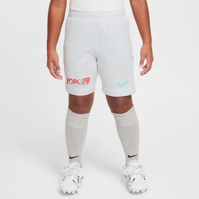 Nike Erling Haaland Academy Big Kids' Dri-fit Soccer Shorts In Grey