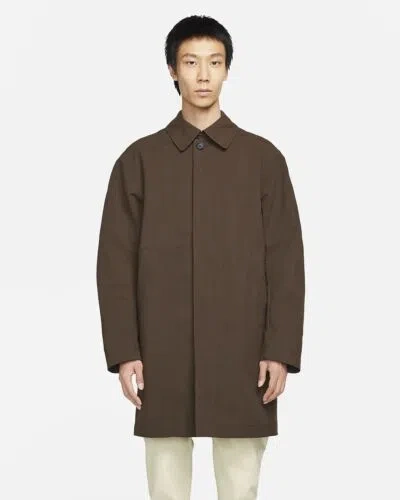 Pre-owned Nike Esc Every Stitch Considered Jacket Made In Italy Size L (dh2902 220) In Brown