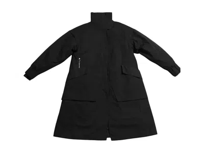 Pre-owned Nike Esc Womens 2in1 Essential Parka In Jacket Black