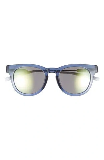 Nike Essence Round Sunglasses In Blue