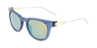 Nike Essence Trend If1056x 491 Women's Sunglasses Blue Size 52