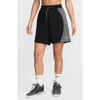 Nike Women's Essential Dri-fit Mesh Basketball Shorts In Black/iron Grey/white