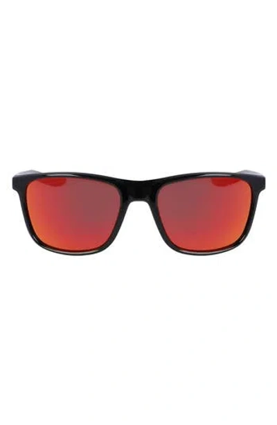 Nike Essential Endeavor 57mm Square Sunglasses In Black