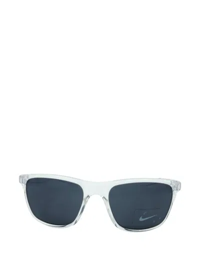 Nike Essential Endeavor Rectangle-frame Sunglasses In White