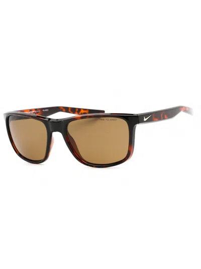 Nike Essential Endeavor Rectangular Sunglasses In Brown