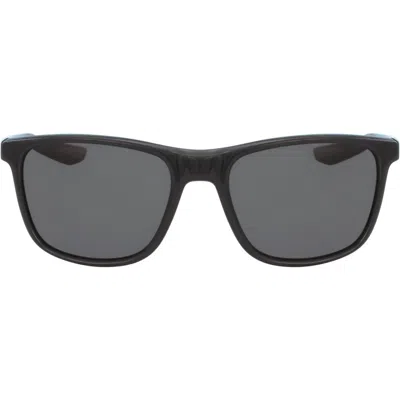 Nike Essential Endeavor Wraparound Sunglasses In Black