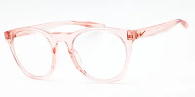 Nike Essential Horizon Bl Fb9698 664 Blue-light Block Men's Glasses  Size 51 - Free Lenses - Blue Light B In Pink