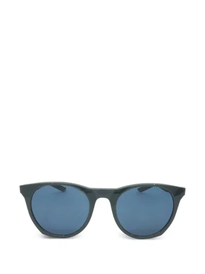 Nike Essential Horizon Round-frame Sunglasses In Gray