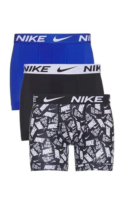 Nike Essential Micro Boxer Brief 3 Pack In Multi