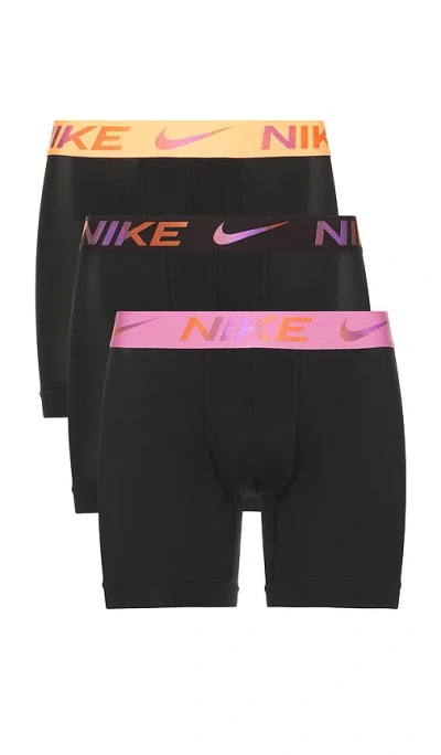 Nike Essential Micro Boxer Brief 3 Pack In Animal Print
