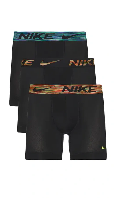 Nike Essential Micro Boxer Brief 3 Pack In Black