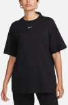 Nike Women's  Sportswear Essential T-shirt In Black/white