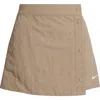 Nike Essential Water Repellent Skort In Brown