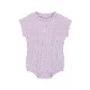 Nike Essentials Baby (0-) Jacquard Towel Terry Romper In Pink