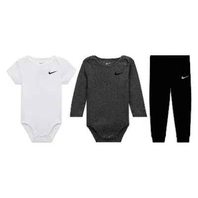 Nike Baby Essentials Baby (12-) 3-piece Pants Set In Black