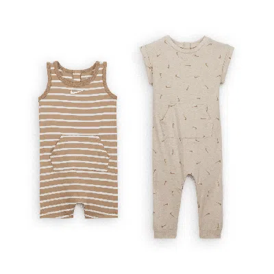 Nike Essentials Baby (12-24m) Short Sleeve And Tank Top 2-pack Romper Set