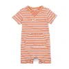 Nike Essentials Baby (12-) Short Sleeve Romper In Orange