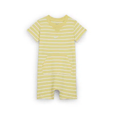 Nike Essentials Baby (12-24m) Short Sleeve Romper In Yellow
