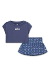 Nike Babies'  Essentials Skort Set In Blue