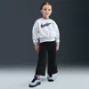 Nike Essentials Toddler Graphic Crew And Cargo Pants Set In Black