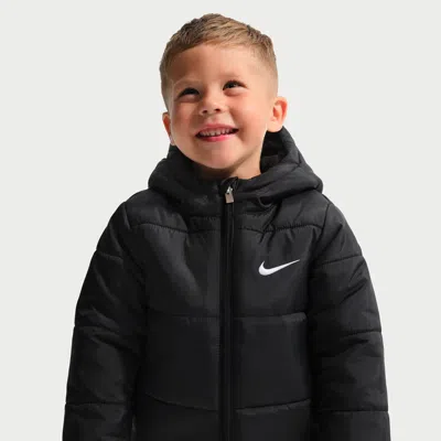 Nike Babies' Essentials Toddler Heavyweight Puffer Jacket In Black