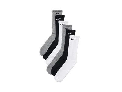 Nike Everyday Cushion Crew Socks 6-pair Pack Men's Shoes Multicolor 1: Md (us Men's Shoe 6-8 - Women's Sh