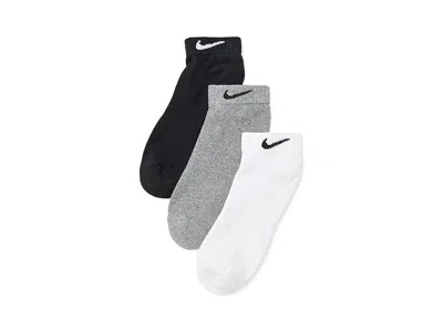 Nike Everyday Cushion Low Socks 3-pair Pack Athletic Shoes Multicolor: Xl (us Men's Shoe 12-15) One Size