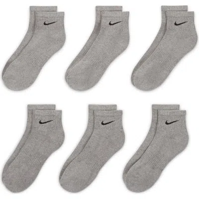 Nike Everyday Cushion Socks In Gray