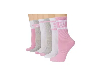 Nike Everyday Cushion Socks 6-pair Pack (little Kid/big Kid) Kids Shoes Multicolor 2: Sm (3 Little Kid-5 