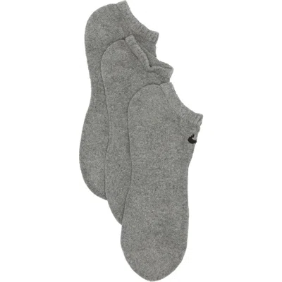 Nike Everyday Cushion Training No-show Socks In Carbon Heather/black