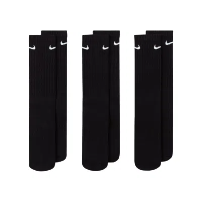 Pre-owned Nike Everyday Cushioned Sock 'black/white' | Men's Size L