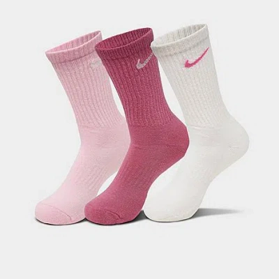 Nike Everyday Cushioned Training Crew Socks (3-pack) In Multi