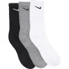 Nike Everyday Cushioned Training Crew Socks In Multi-color