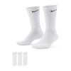 Nike Everyday Cushioned Unisex Adult 3 Pair Crew Socks In White