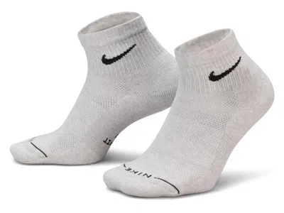 Nike Everyday Elevated Ankle Socks 6 Pack In Gray