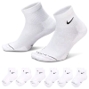 Nike Everyday Elevated Ankle Socks 6 Pack In White