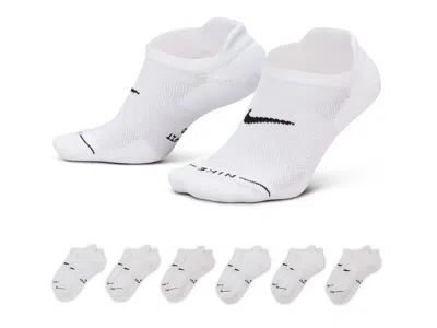 Nike Everyday Elevated No Show Socks 6 Pack In Orange